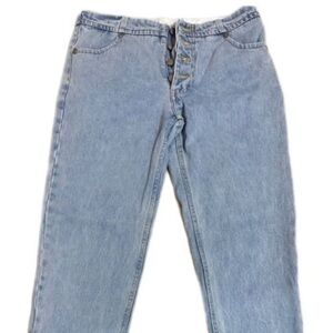 CHANEL Light Blue Denim Pants